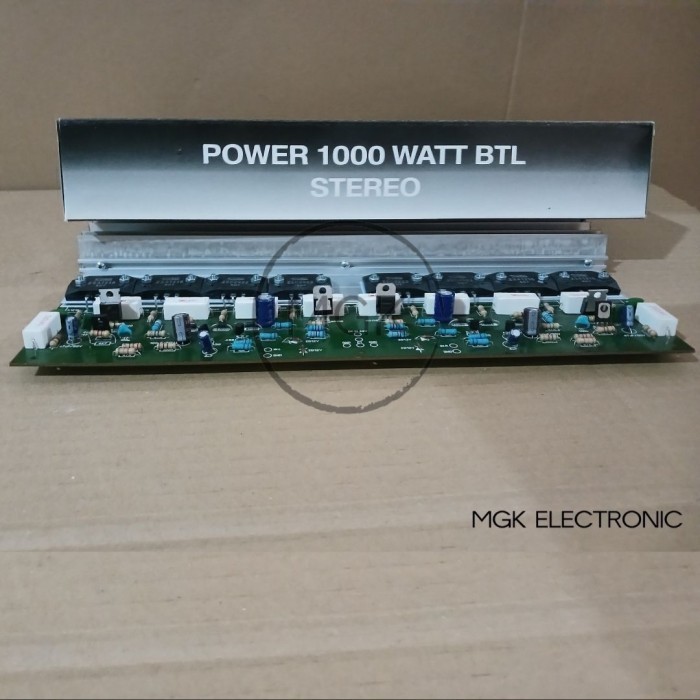 Jual kit power amplifier 1000 watt stereo TR sanken PUMA PRODUCT