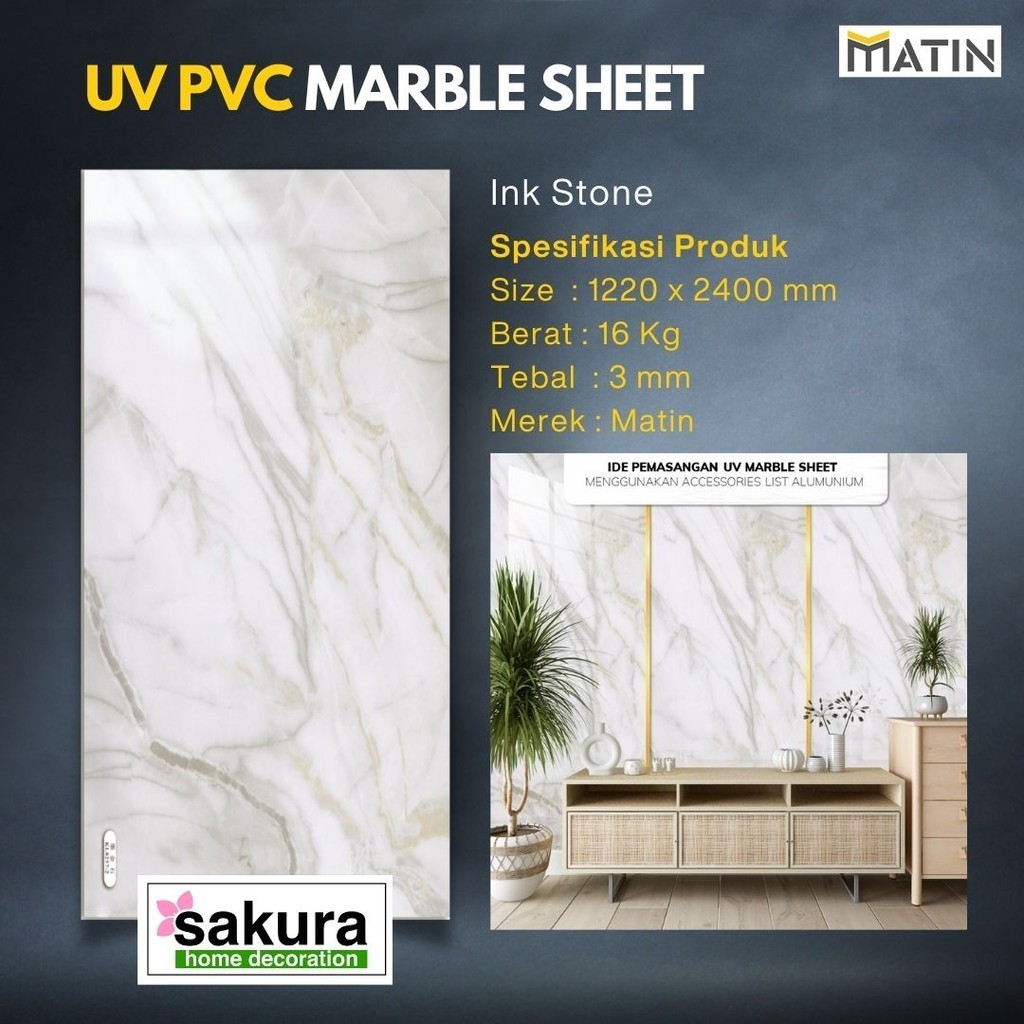 Jual Matin UV PVC Texture Granit Ink Stone Dekorasi Dinding Dapur,Meja ...