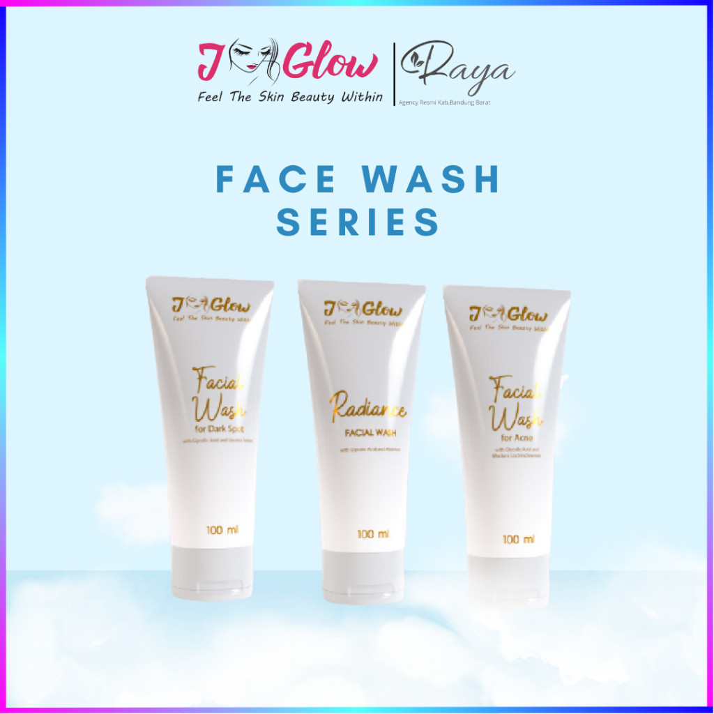 Jglow Facial Wash Series Sabun Pembersih Wajah