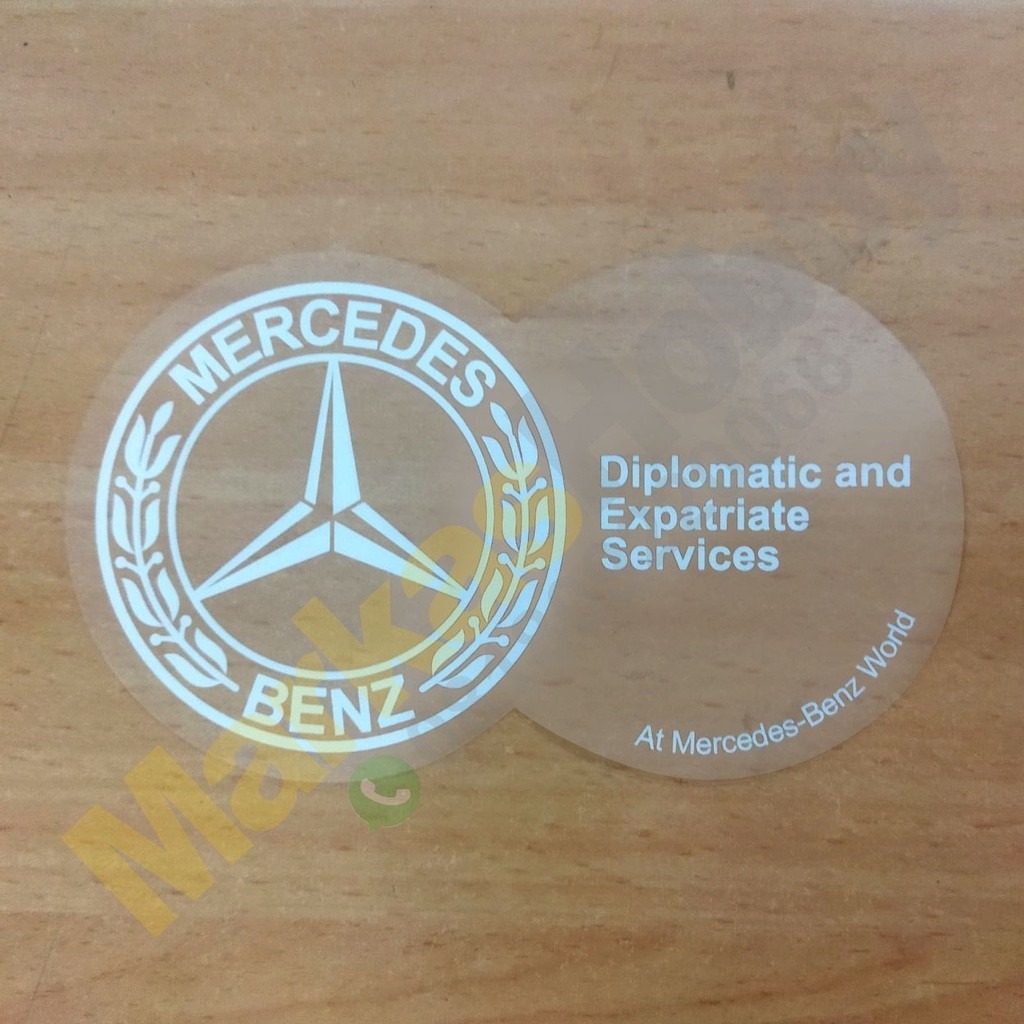 Jual Sticker Mercedes Benz Diplomatic and Expatriate Services Two ...