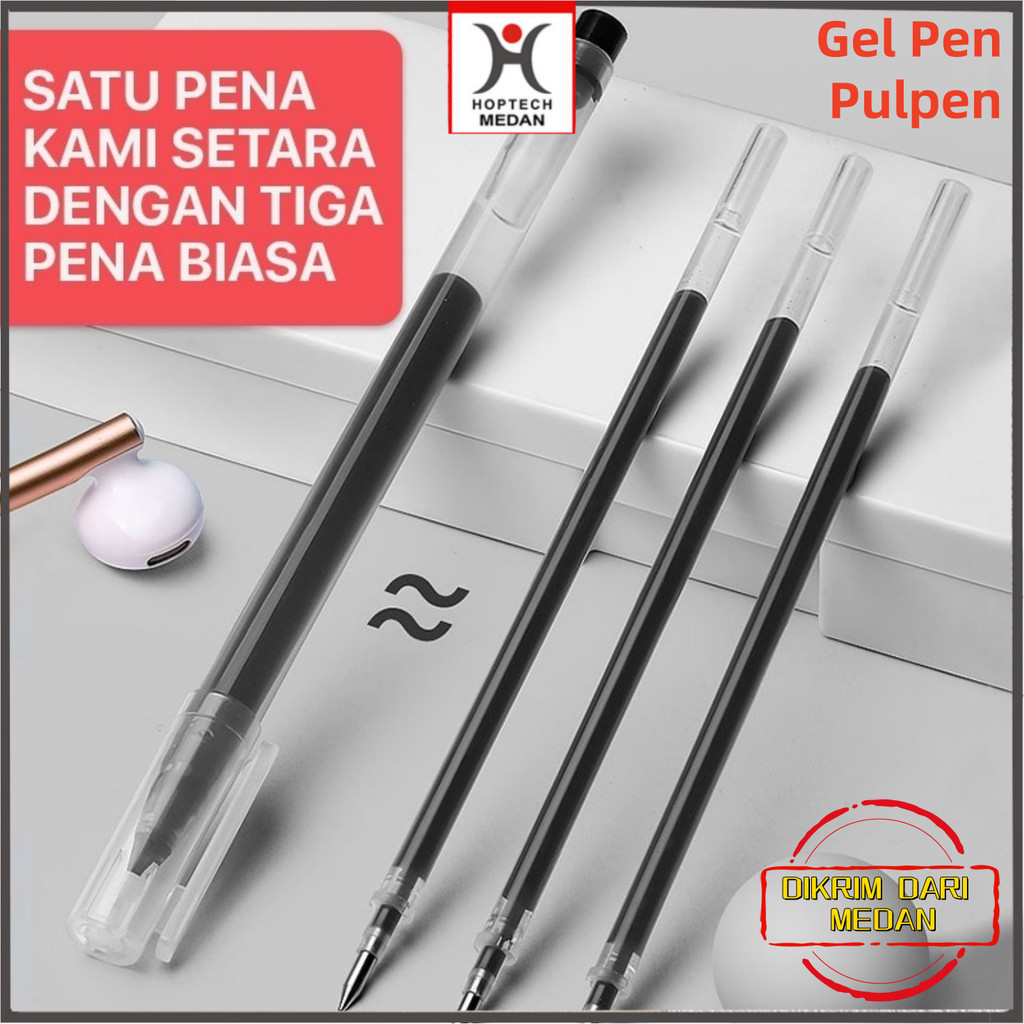 Jual Hoptech-MD AIMILO Gel Pen Pulpen Gel 3 Warna 0.5mm 1 PCS Ink Water ...