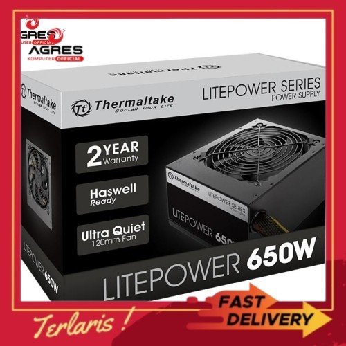 PSU Thermaltake Litepower 650W RGB (LTP-650AL2NK) - Máy Tính Biên Hòa