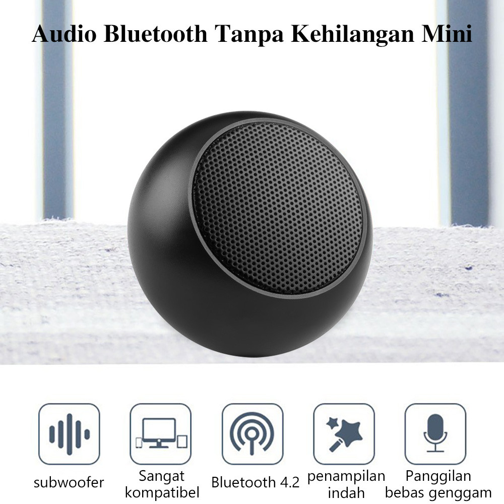 Jual M3 Speaker 5.0 Bluetooth Logam Portabel Meriam Baja Kecil Meriam ...