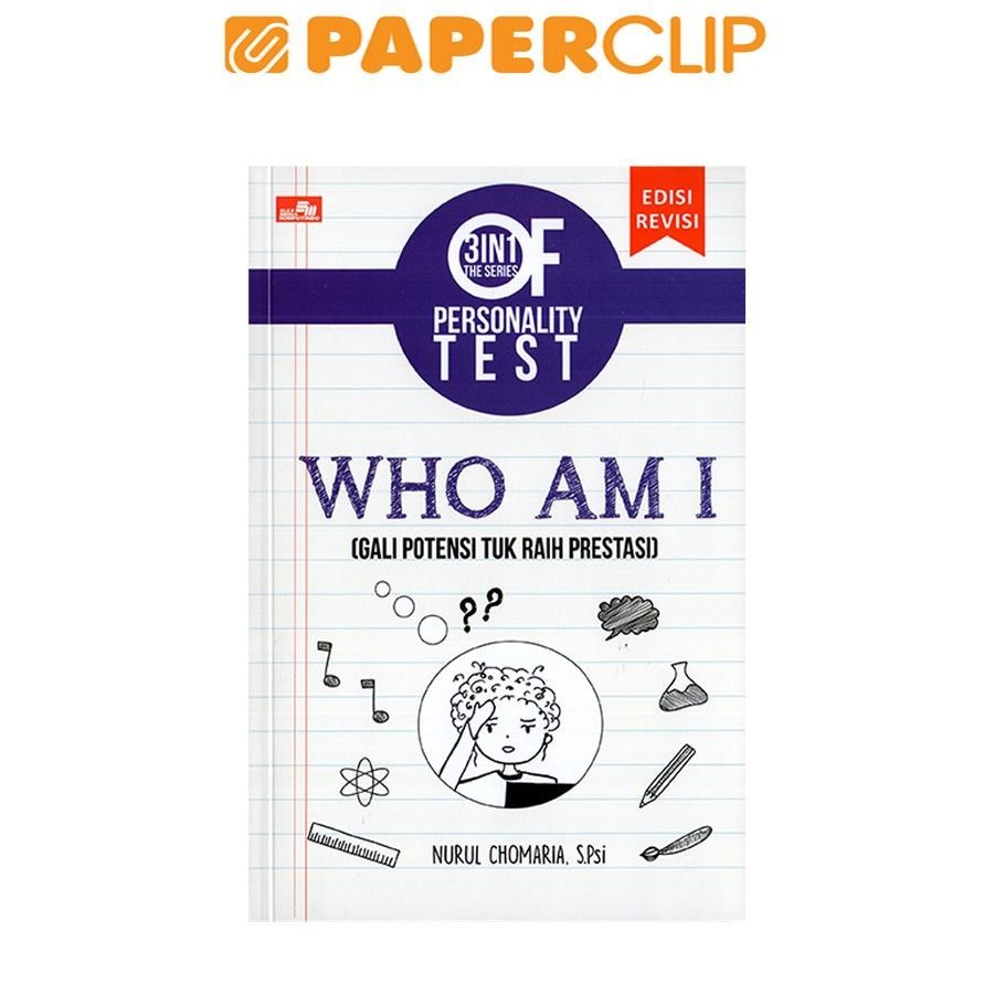 Jual 3 IN 1 : THE SERIES OF PERSONALITY TEST WHO AM I (EDISI REVISI ...