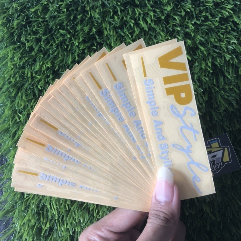 Jual Stiker VIP* STYLE sticker cutting | Shopee Indonesia