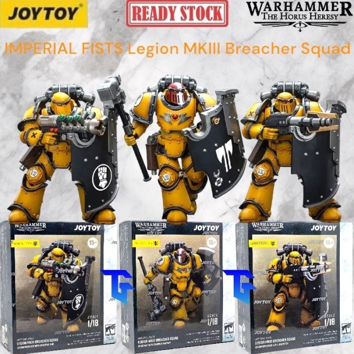 JOYTOY SPACE MARINES - Imperial Fists - Legion Chaplain Consul - 1/18 - Warhamme EUR 65,29 - ES