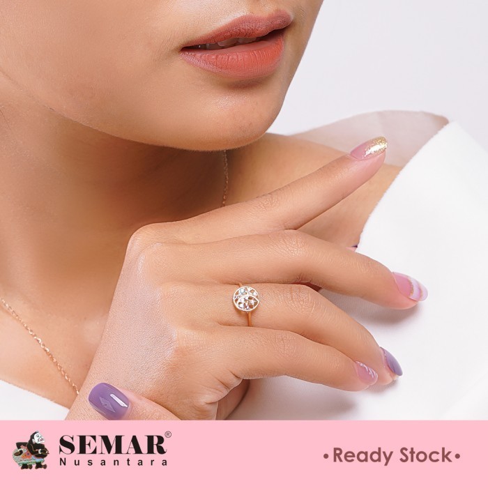 Jual Cincin Emas Alica Star Gold 17K Semar Nusantara | Shopee Indonesia