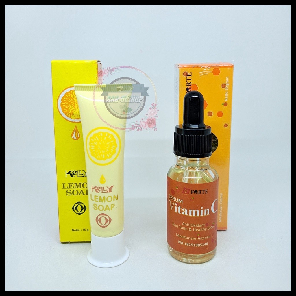 Jual Raka Kosmetik _ Lemon Soap Kelly 15gr / Sabun Pembersih Wajah Dan ...