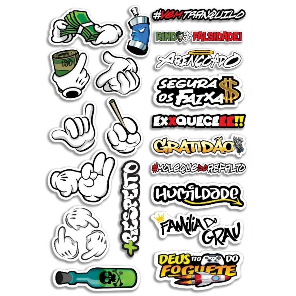 Jual STICKER PACK KATA KATA / STIKER PACK SPONSOR RACING / STIKER PACK ...