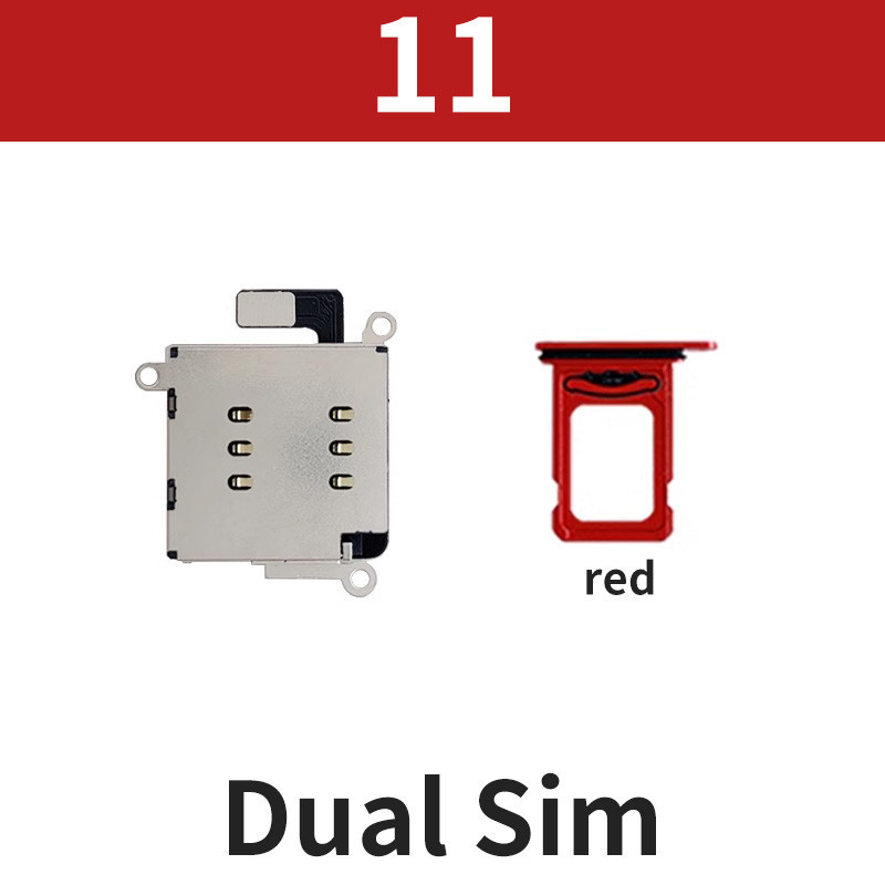 Jual Dual Sim Card Reader Tray Slot Holder Adapter Connector Flex