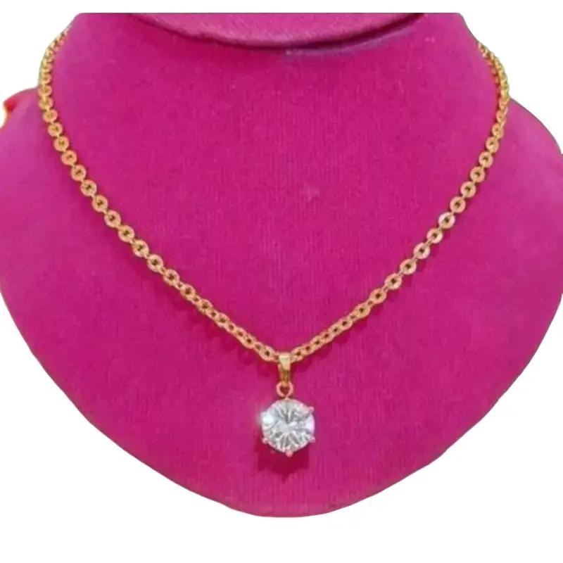 Jual Kalung Nuri ukir free liontin mata satu gold titanium anti karat ...