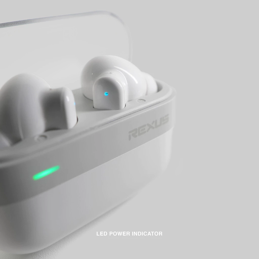 Rexus FX6 TWS Bluetooth ANC - Touch Control & Support Voice Assistant