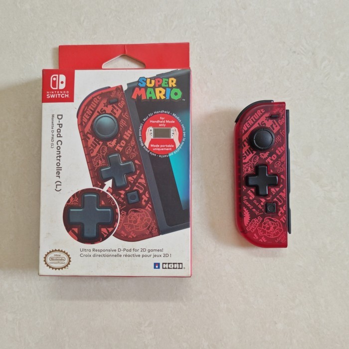 Jual Preloved Hori Joycon Super Mario (L) Left Kiri Joy Con Merah Red ...
