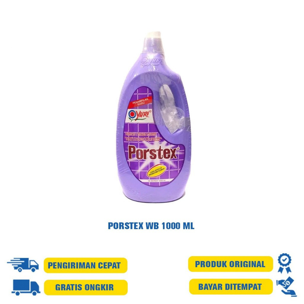 Jual YURI PORSTEX WL | WB 500ml - 100ml | Shopee Indonesia