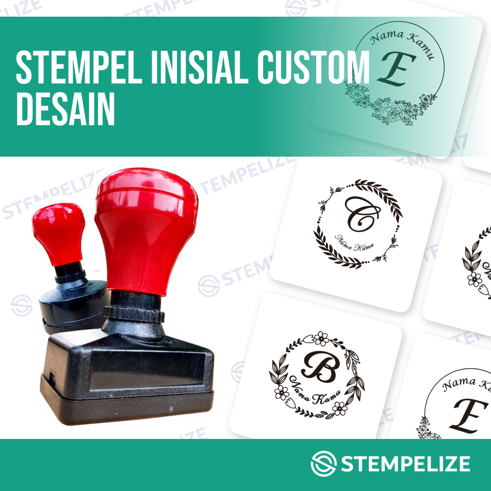 Jual Stempel Inisial Custom Desain | Shopee Indonesia