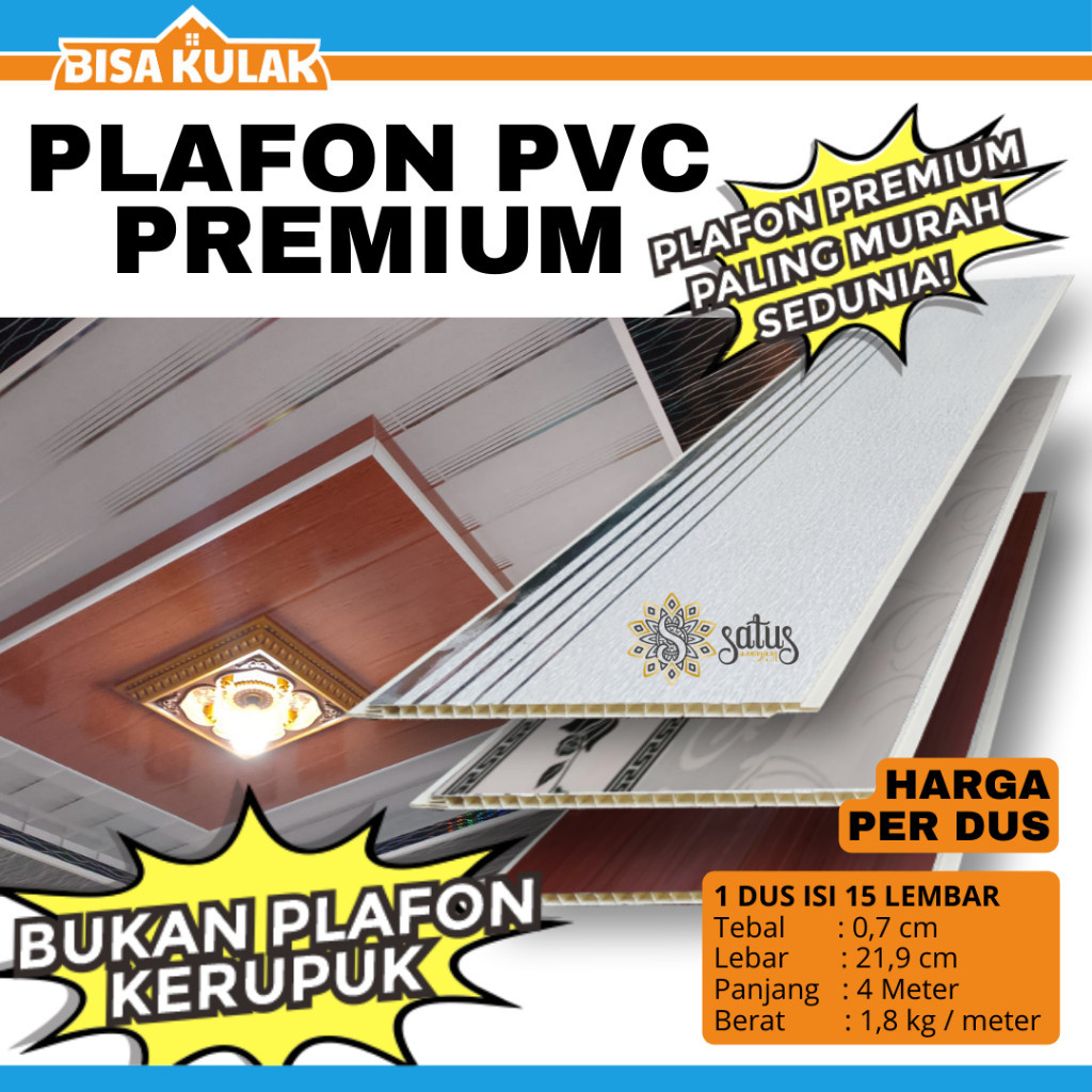 1 Dus Plafon Pvc