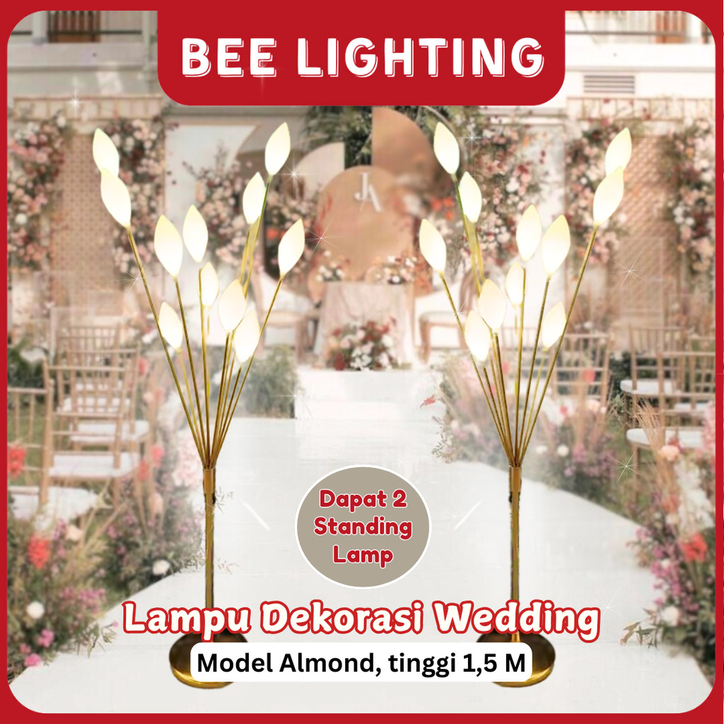 Jual BEE LIGHTING (GARANSI 1 TAHUN) Lampu Dekorasi Almond Standing 2 ...