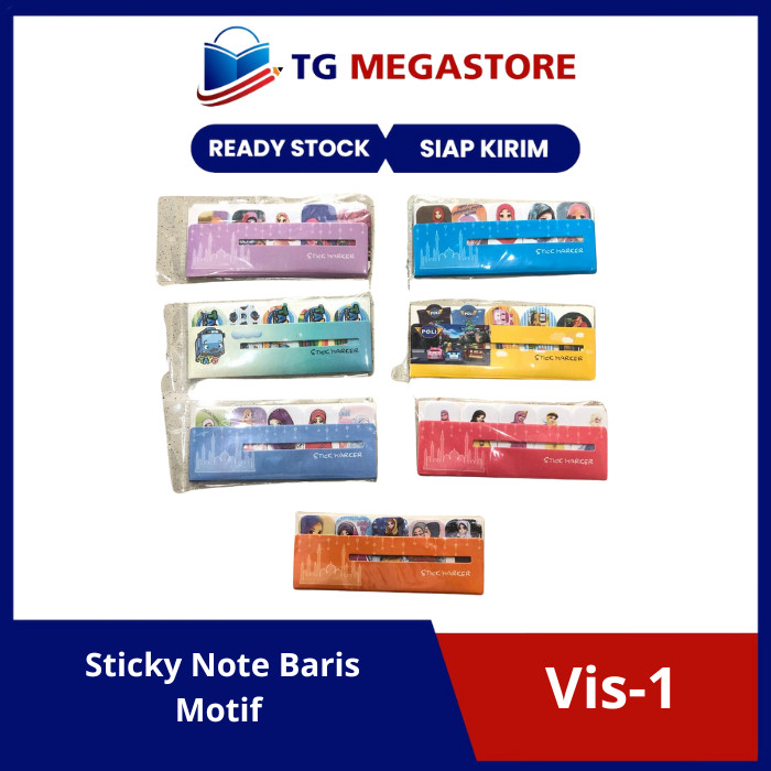 Jual Sticky Notes Karakter / Stick Marker Karakter (100 Sheets ...