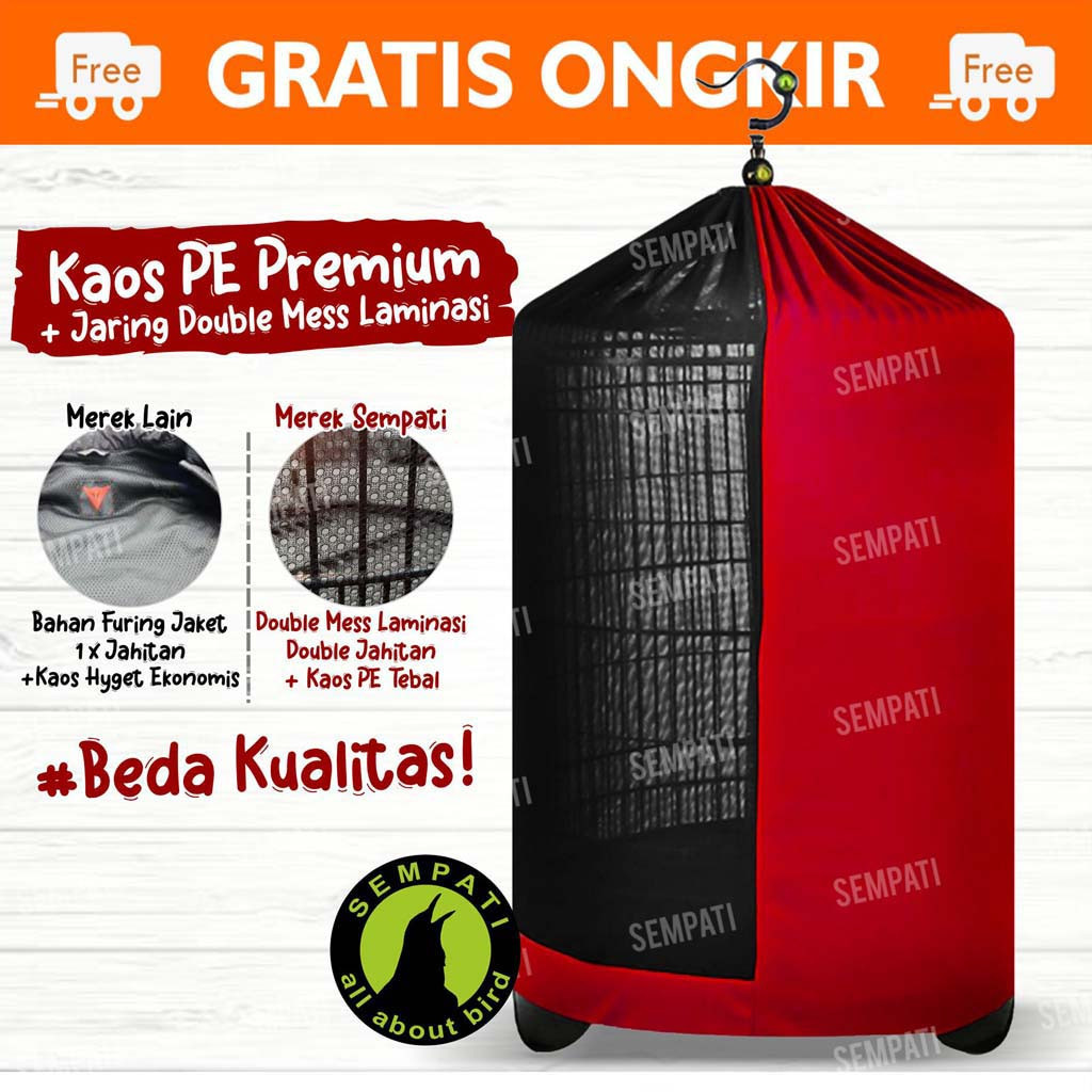 Jual Krodong Murai Semi Transparan Kaos Pe Tebal Kerodong Krodong