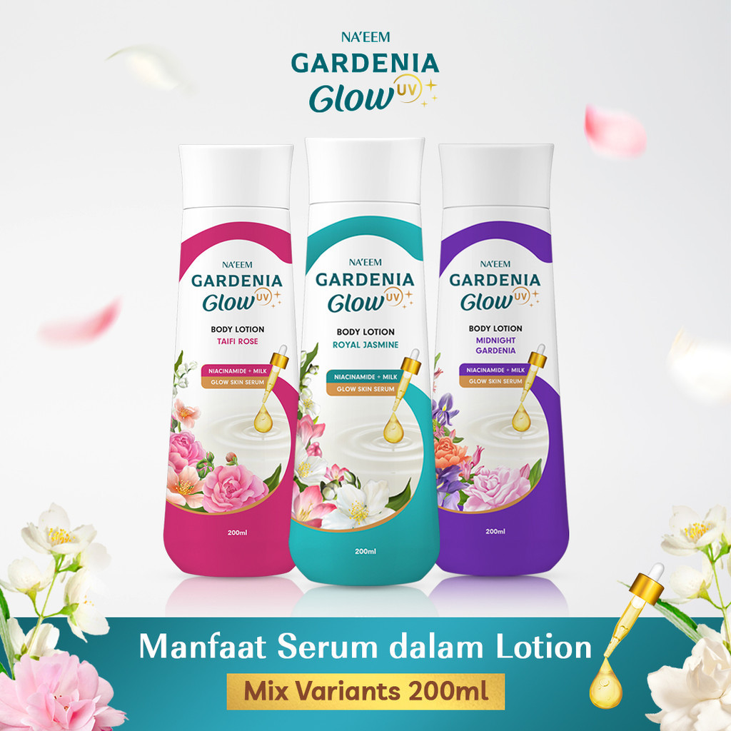 Jual Gardenia Glow Body Lotion 200ml mix ( Royal Jasmine, Taifi Rose ...