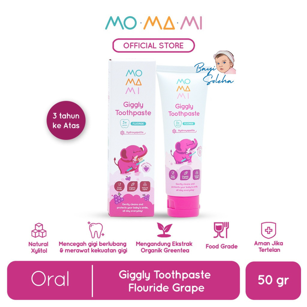 Jual [BS] Momami Giggly Toothpaste & Toothspray / Pasta Gigi Anak ...