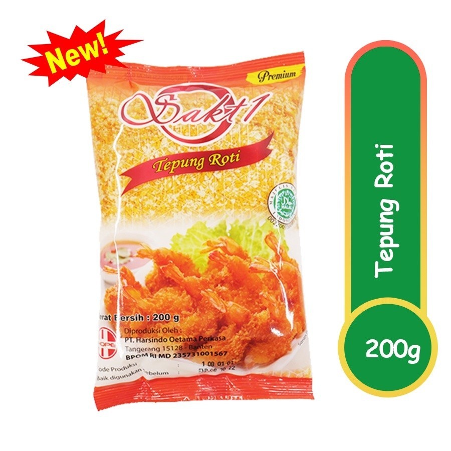 Jual Tepung roti sakti 200g / sakti tepung roti repack 200g / tepung ...