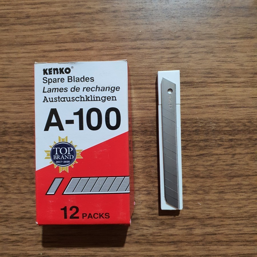 Jual KENKO A-100 Isi cutter anak cutter kecil Harga 1Tube saja | Shopee ...