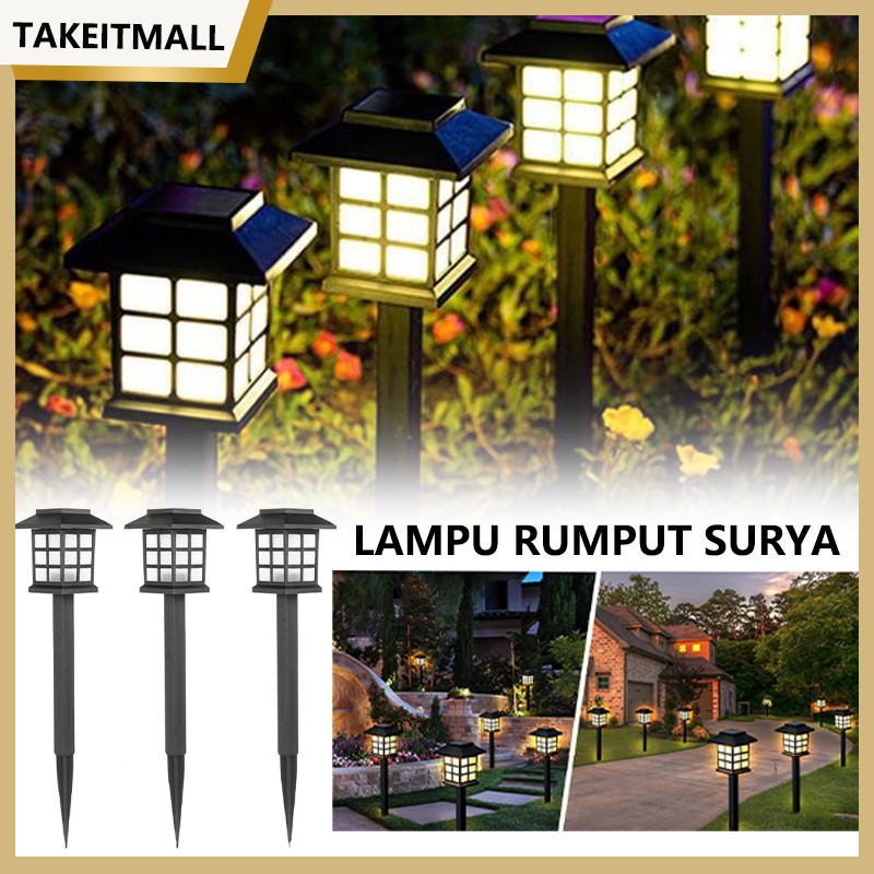 Jual Lampu Rumput Surya/Lampu Taman Tahan Air Luar Ruangan/ Lawn Lamps ...