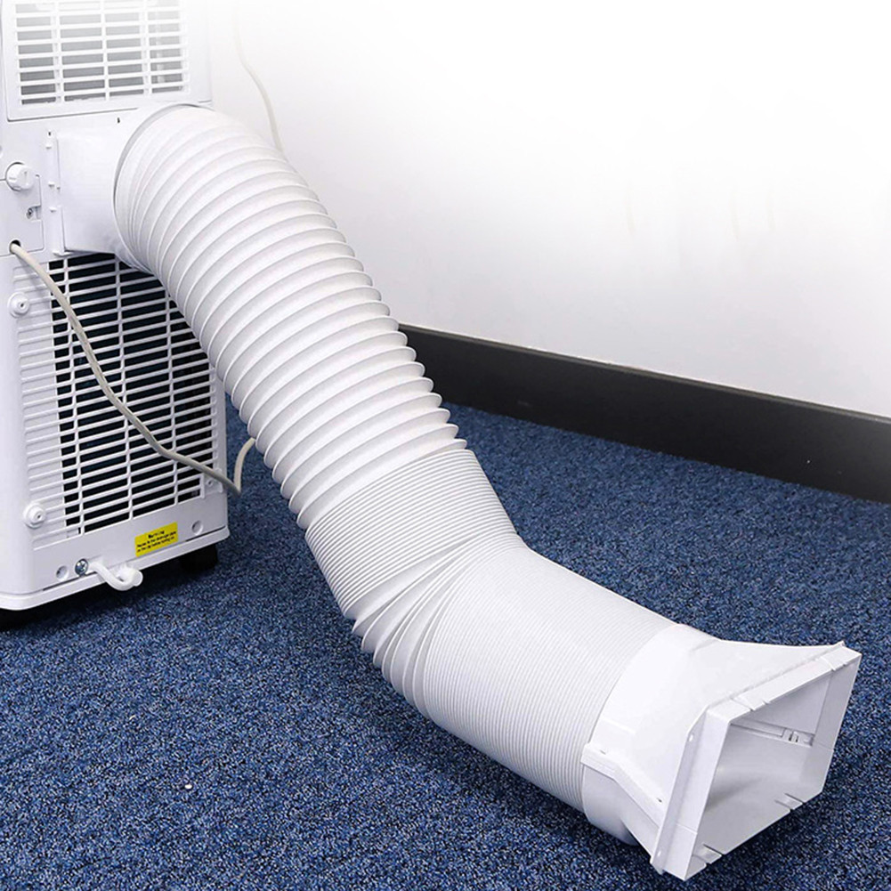 Jual 130/150mm Flexible Air Conditioner Exhaust Pipe Vent Hose Duct Outlet For Mobile Portable