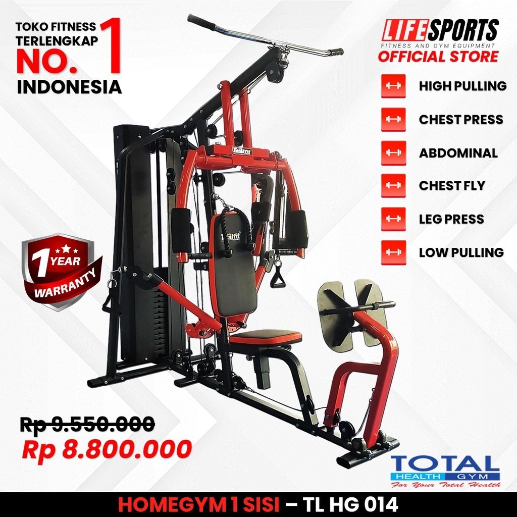 Jual Promo Spesial Total Health Gym New Alat Olahraga Sport