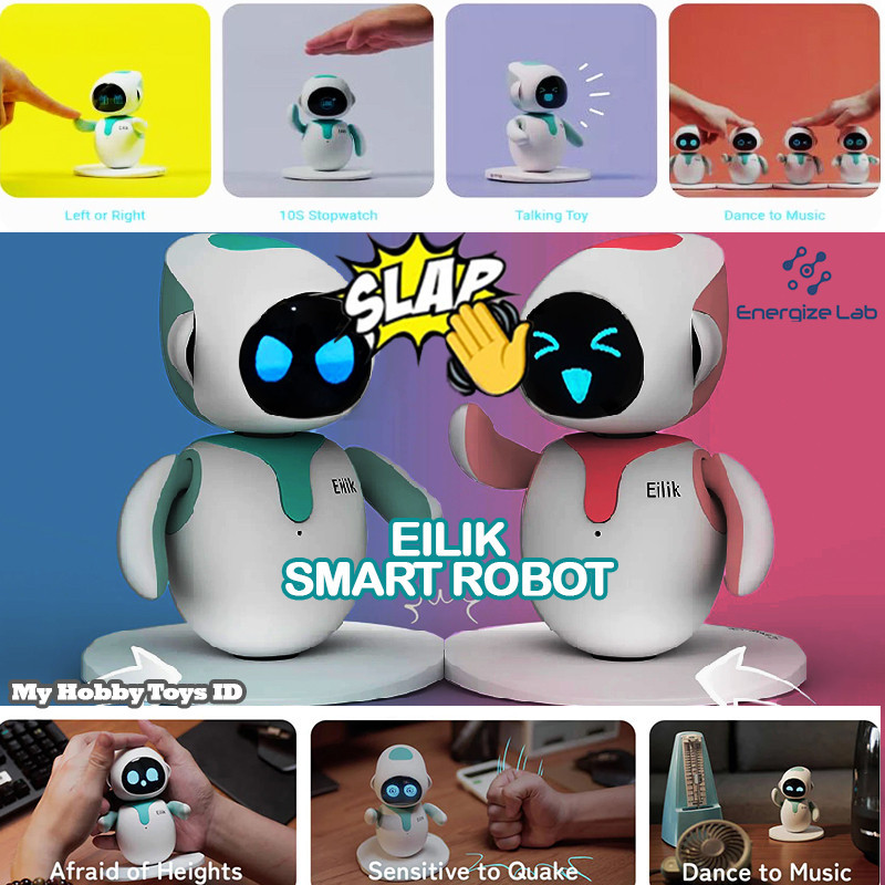 Jual Mainan Viral Tiktok Robot Eilik AI Smart Robot Original By Enegize ...