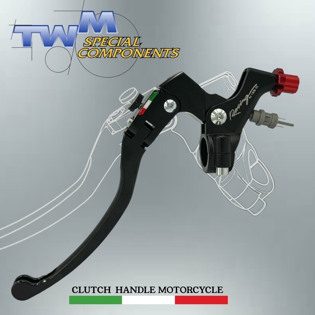 Jual Clutch Handle Kiri TWM Handle Kopling kiri Plus Switch Rem Black ...
