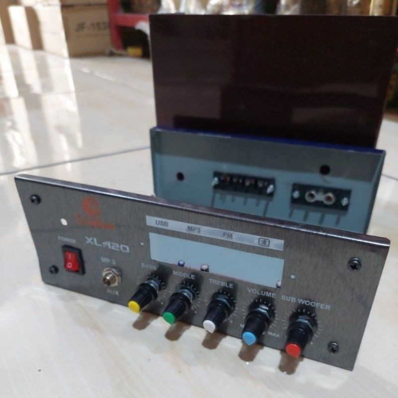 Jual PAKET BOK POWER AMPLIFIER Plus TONE CONTROL Dan Asesoris TERMURAH ...