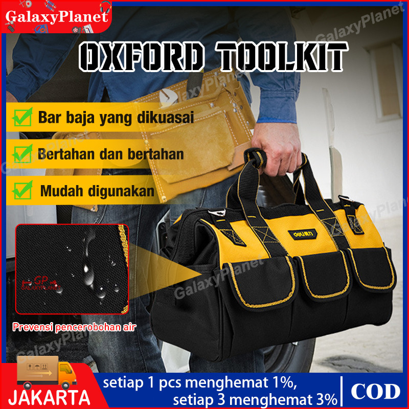 Jual Tool Bags Tas Perkakas Inch Bahan Kain Oxford Multifungsi Tahan