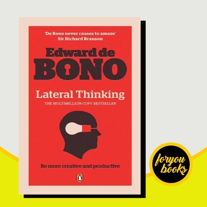 Jual Lateral Thinking: A Textbook of Creativity Edward de Bono (books ...