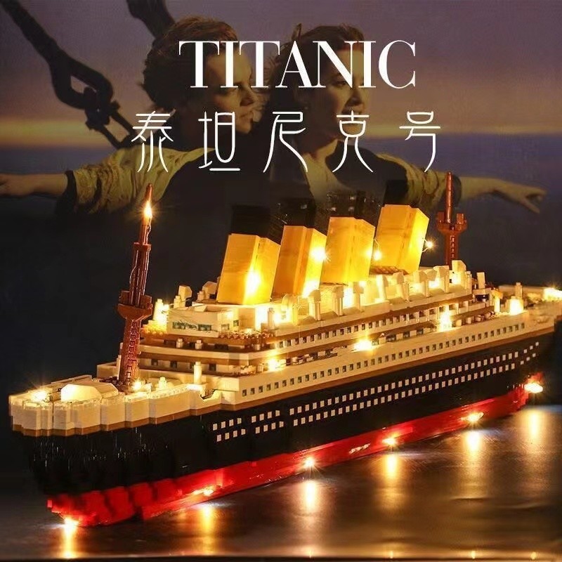 Jual bricks Pirate Ship Model Building Blocks – Micro Particles ...