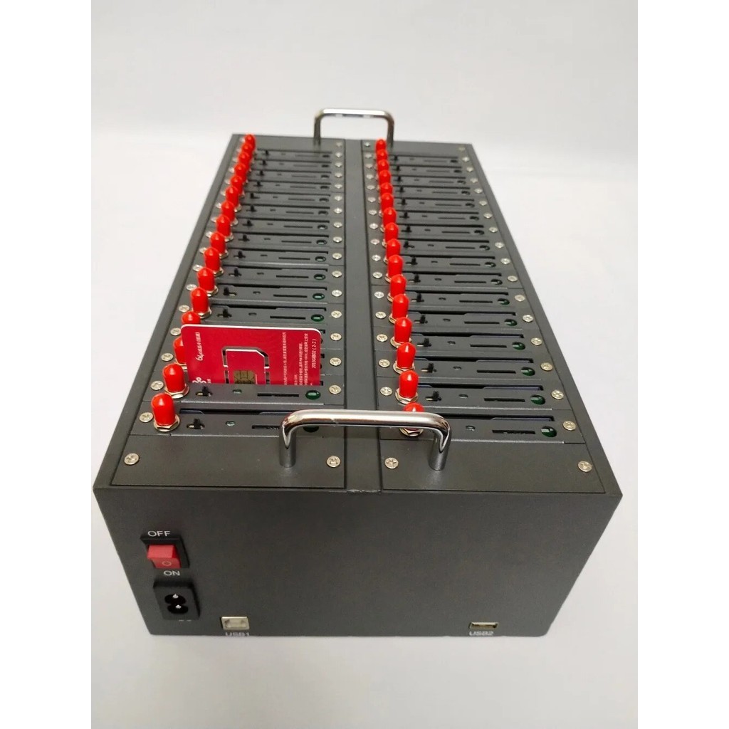 Jual YDT Quectel M35 M26 Port 32 multi sim card rack sim bank ussd imei ...
