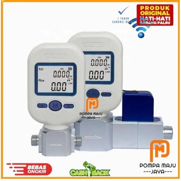 Jual MF5706 Digital Mass Flow Meter Gas Air Flow Meter 0-20L/min LPM ...