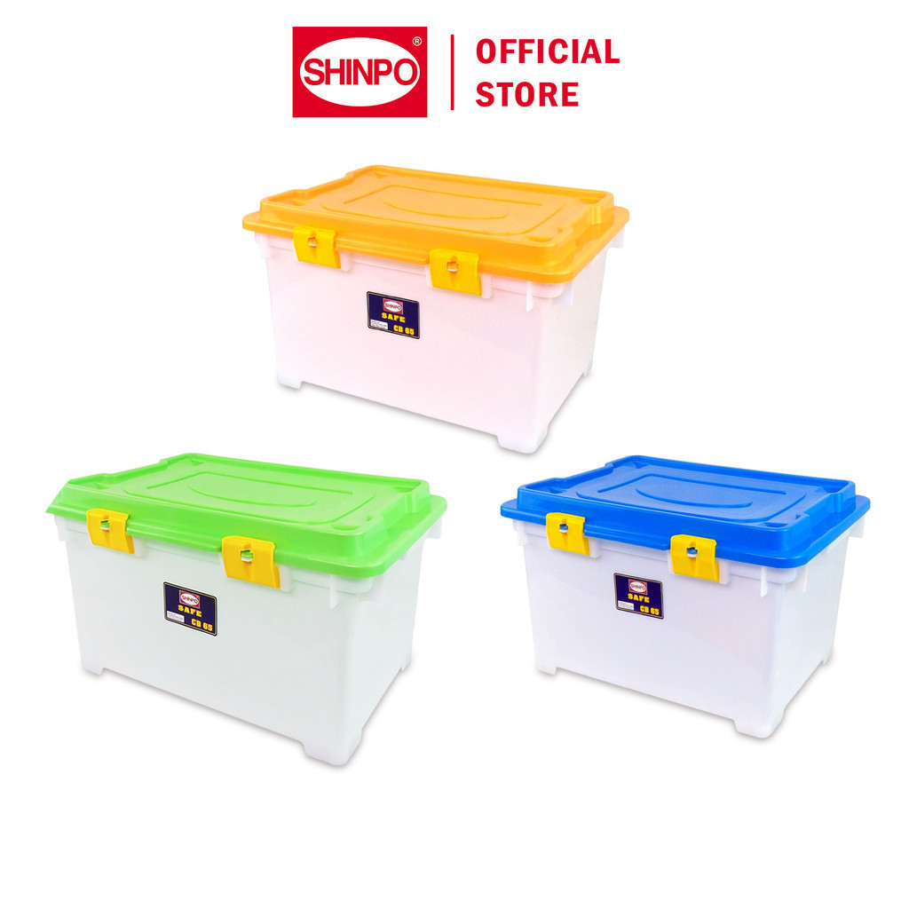 Jual SHINPO Kontainer Plastik Dengan Roda Safe Container Box Kotak ...