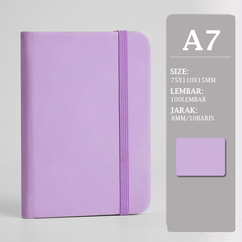 Jual Notebook A7 / bukuA7/ Buku Tulis / Buku Catatan MIni Kecil Pocket ...