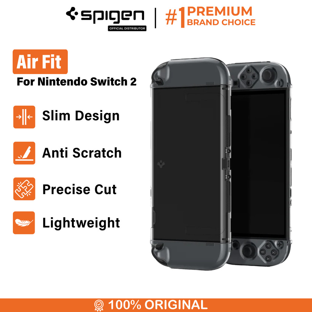 Jual SPIGEN Case Nintendo Switch 2 Air Fit Clear Transparent Protective ...