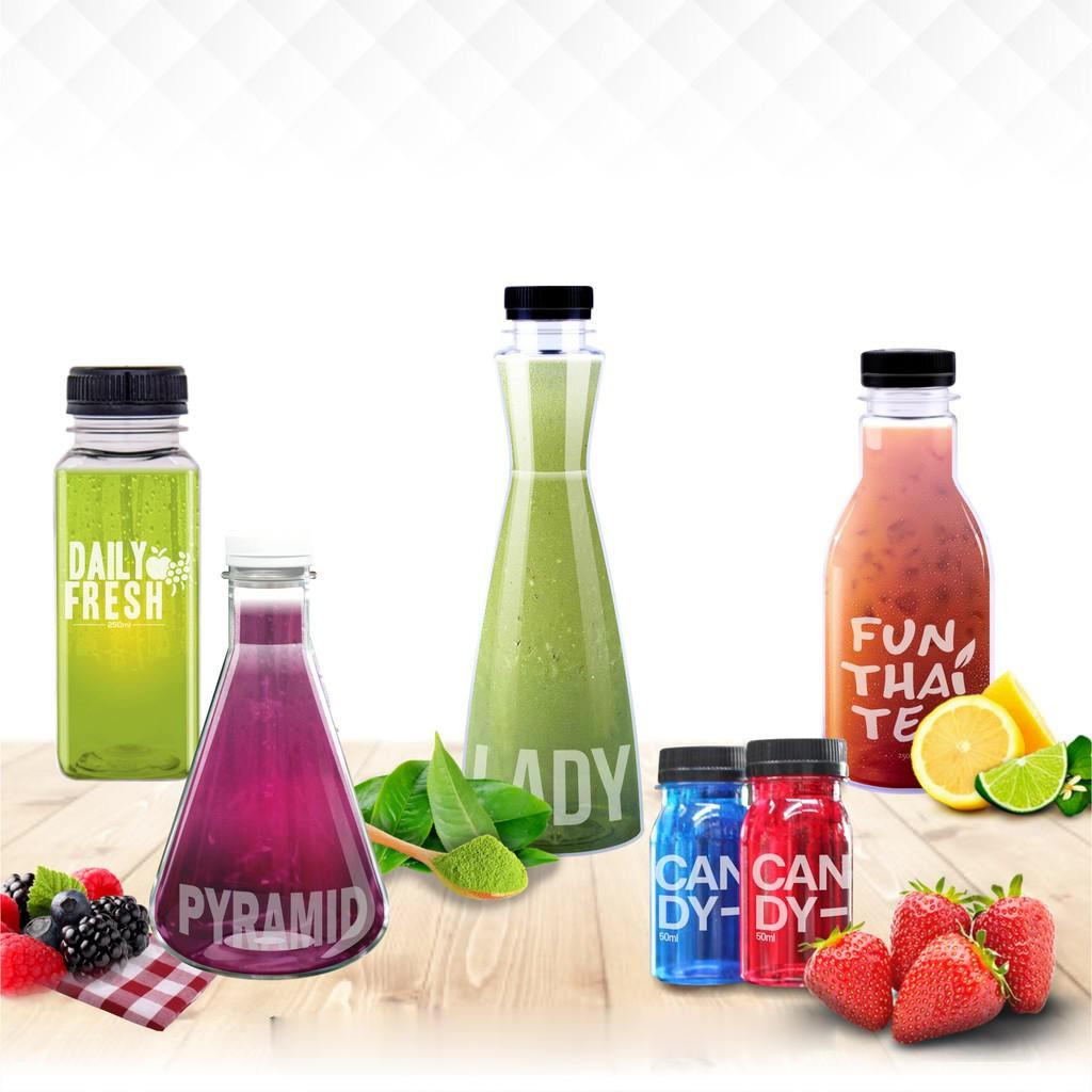 Jual (84pc) botol Daily 500ml/ Botol Kale Kotak 500ml / Botol Kotak ...