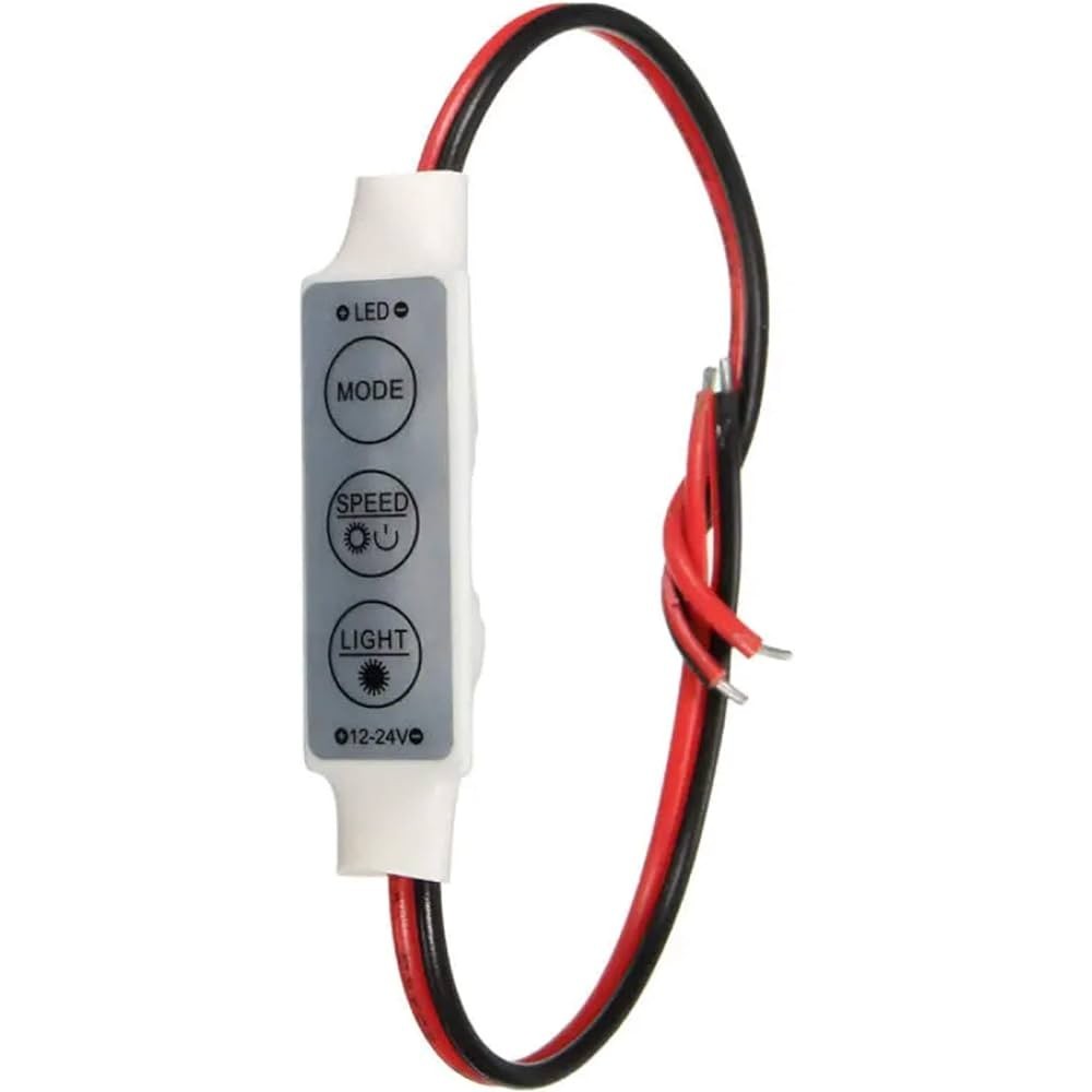 Jual Kontroler Led DC 5V-24V LED Dimmer Controller pengatur lampu LED 2 ...