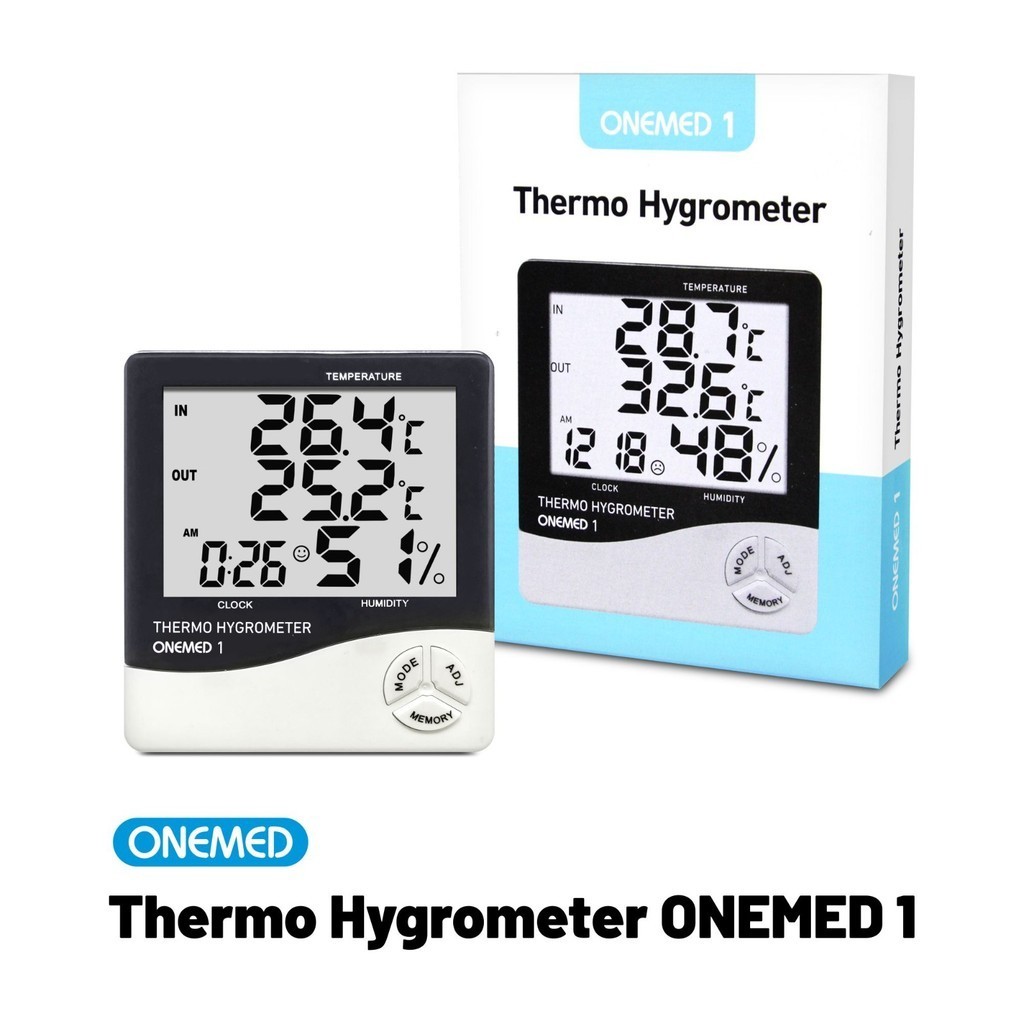 Jual ONEMED Thermometer Digital Hygrometer ONEMED 1 | Shopee Indonesia