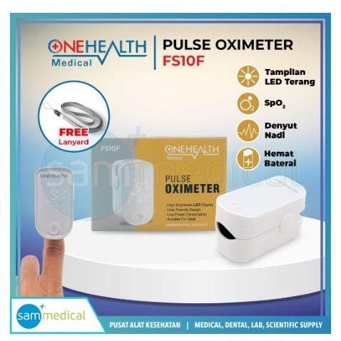 Jual One Health Pulse Oximeter Digital OH-10F / Saturasi Oksigen SpO2 ...