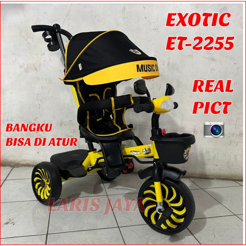 Jual Sepeda Stroller Dorong Anak Roda 3 Tiga Exotic 225 Terbaru Stroler ...