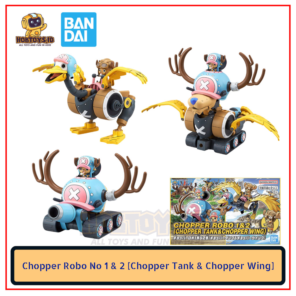 Jual One Piece Chopper Robo No 1 & 2 (Chopper Tank & Chopper Wing ...