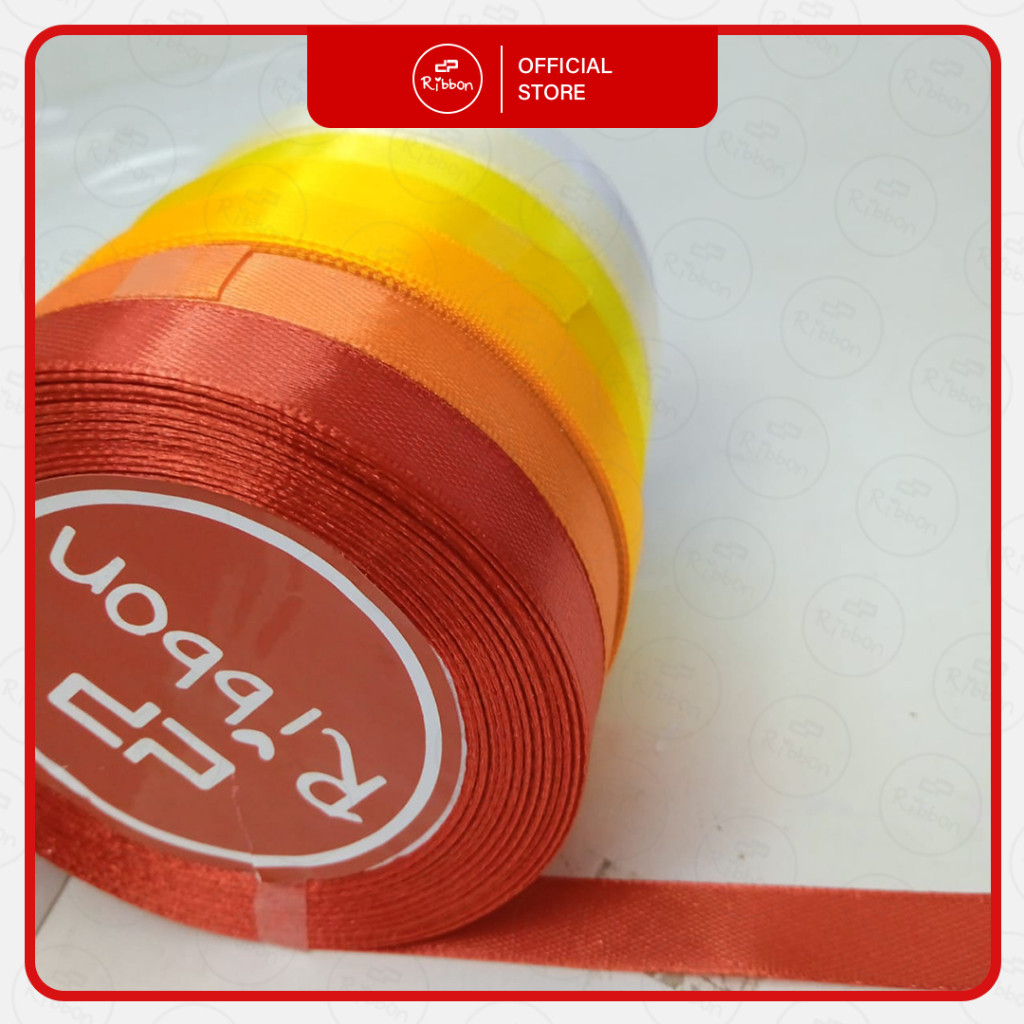 Jual Deparcel Ribbon 1 Roll Pita Satin 1/2