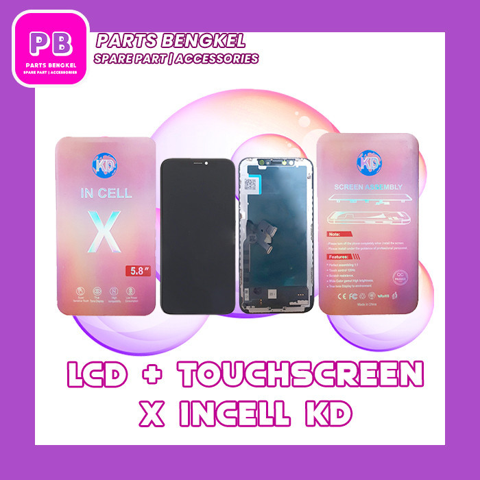 Jual LCD + TOUCHSCREEN X INCELL ( KD ) ORIGINAL INCELL | Shopee Indonesia