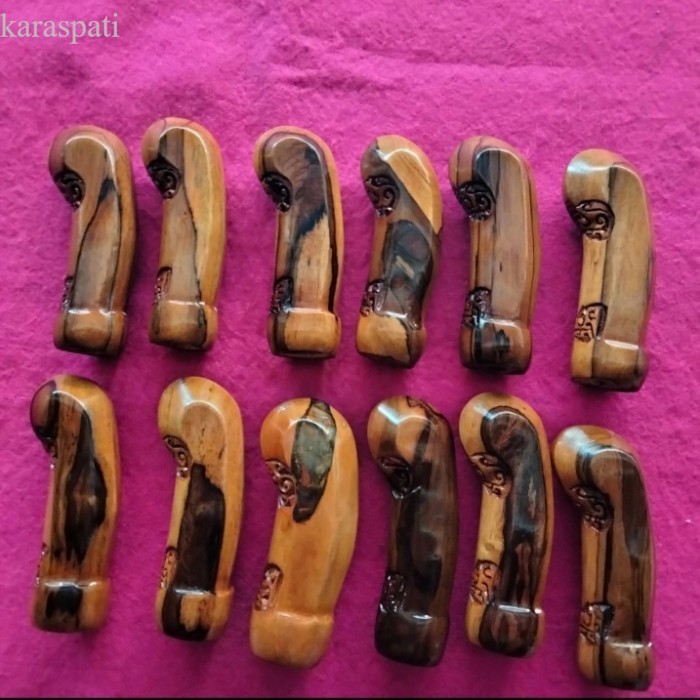 Jual Handle Gagang Keris Model Jogja Kayu Timoho Asli murah | Shopee ...